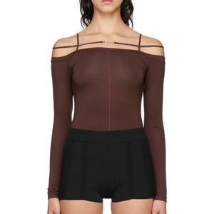 Jacquemus Brown Le Papier 'Le T-Shirt Sierra' Long Sleeve T-Shirt